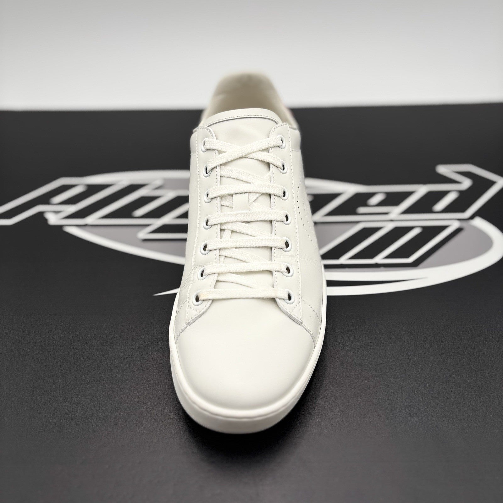 Size 40.5 (8 US) - Gucci Ace ' Interlocking G, White, Pink ' | GREAT CONDITION