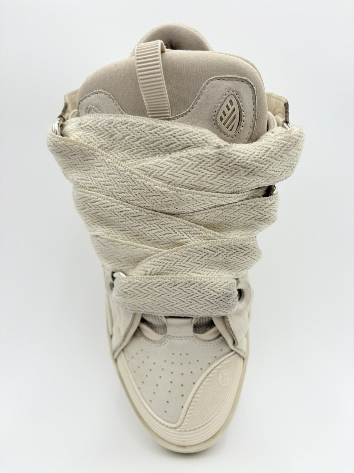 Size 46 (13 US) Lanvin Curb Sneaker ' Monochrome Peach ' | GOOD CONDITION!