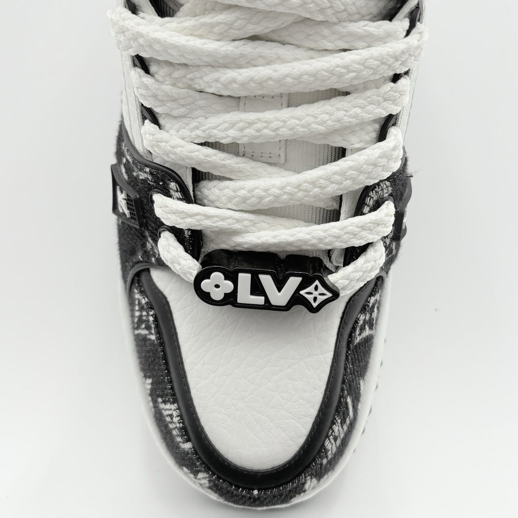 Size 10 LV (11-11.5 US) Louis Vuitton Denim Maxi ' Black ' | ONLY WORN ONCE!