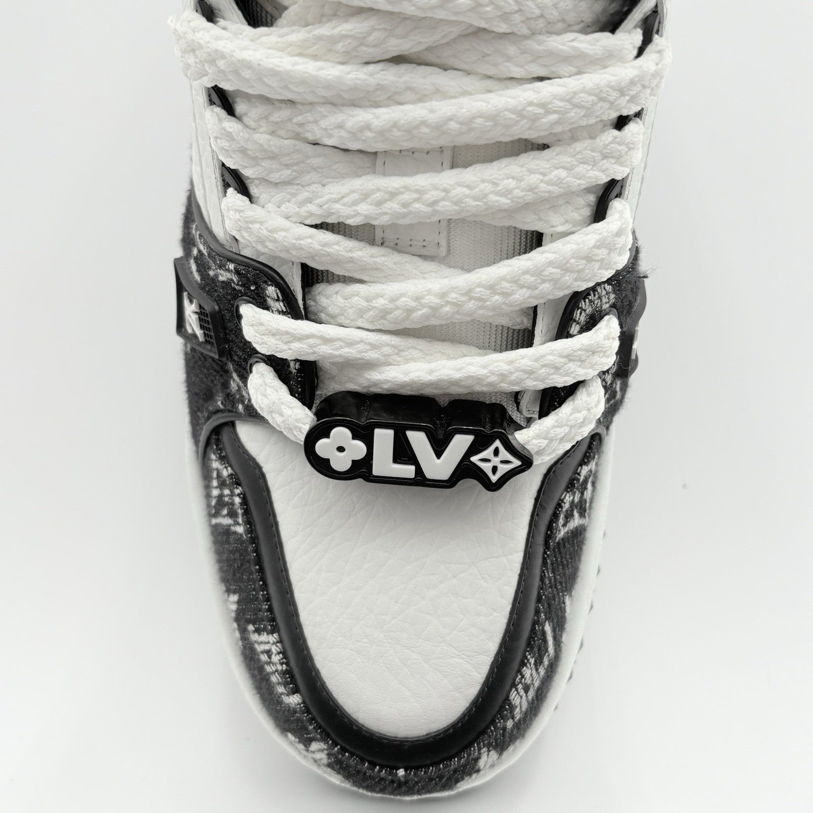 Size 10 LV (11-11.5 US) Louis Vuitton Denim Maxi ' Black ' | ONLY WORN ONCE!