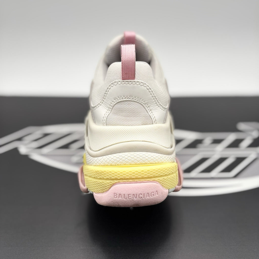 Size 40 (7 US) - Balenciaga Triple S Sneaker ' White, Pink ' | GREAT COND
