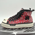 Size 44 (11 US) Amiri Bandana Canvas High-Top Sneaker ' Red ' | GREAT CONDITION!