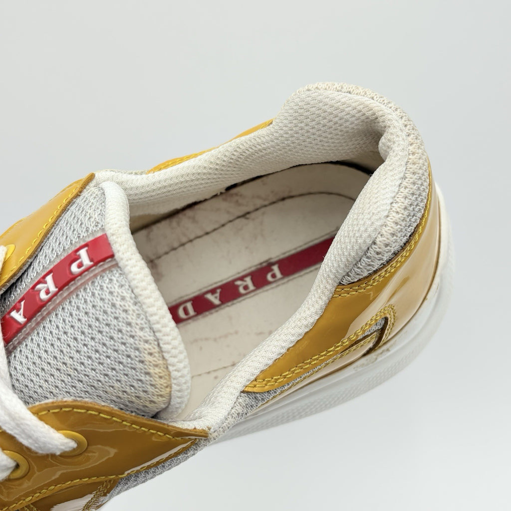 Size 6.5 UK (7.5 US) Prada Americas Cup ' Yellow White '