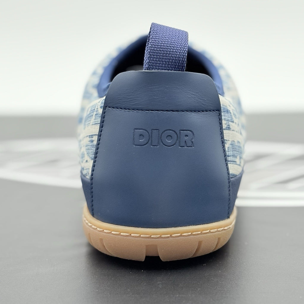 Size 42 (9 US) - Dior Snow ' Quilted Puffer Oblique Slipper - Blue ' | EXCELLENT