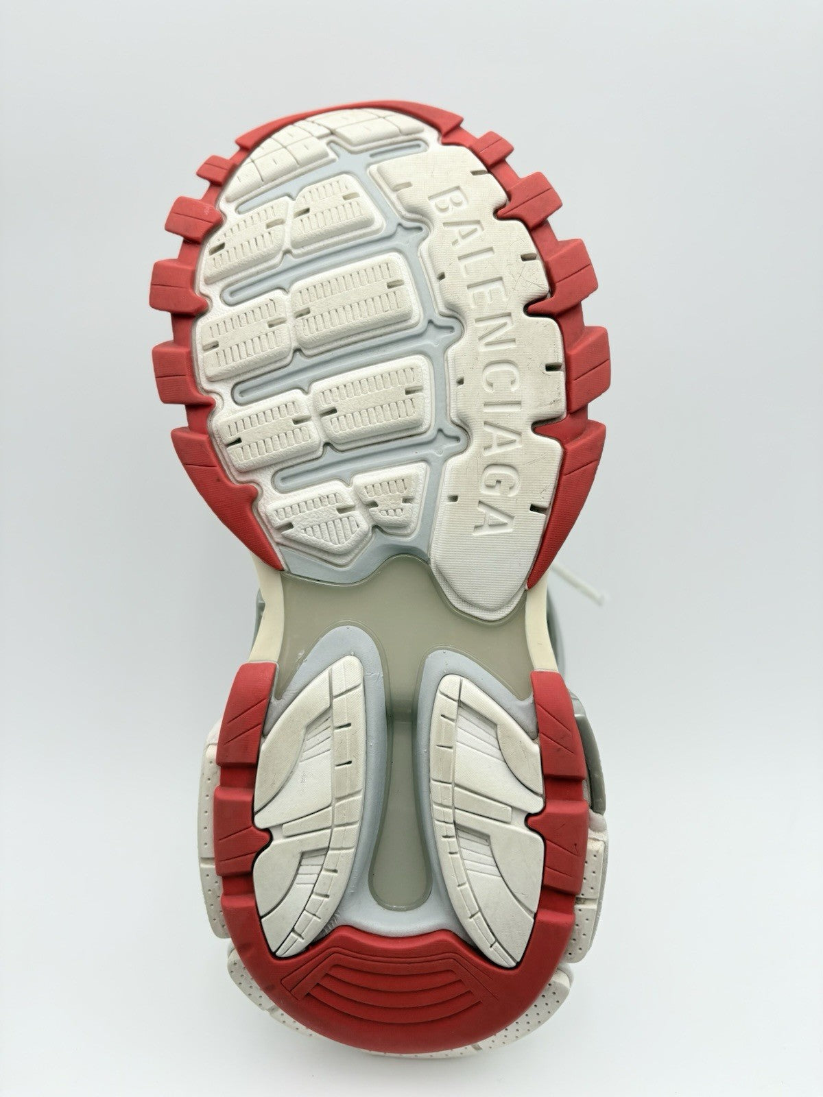Size 42 (9 US) - Balenciaga Track Sneaker ' White Red ' | SUPER CLEAN!