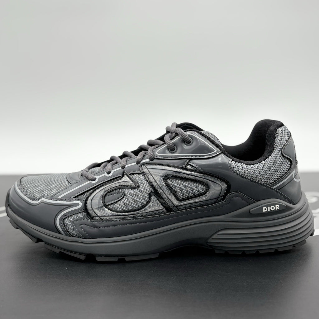 Size 45 (12 US) Dior B30 Reflective Sneaker ' Black Gray ' | ONLY WORN 1-3x