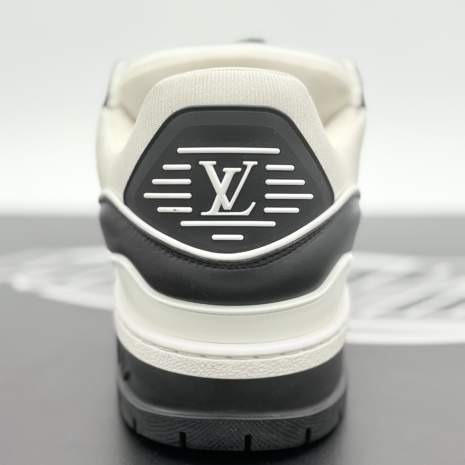 Size 12 LV (13-13.5 US) - Louis Vuitton Maxi ' Black White ' | SUPER CLEAN!