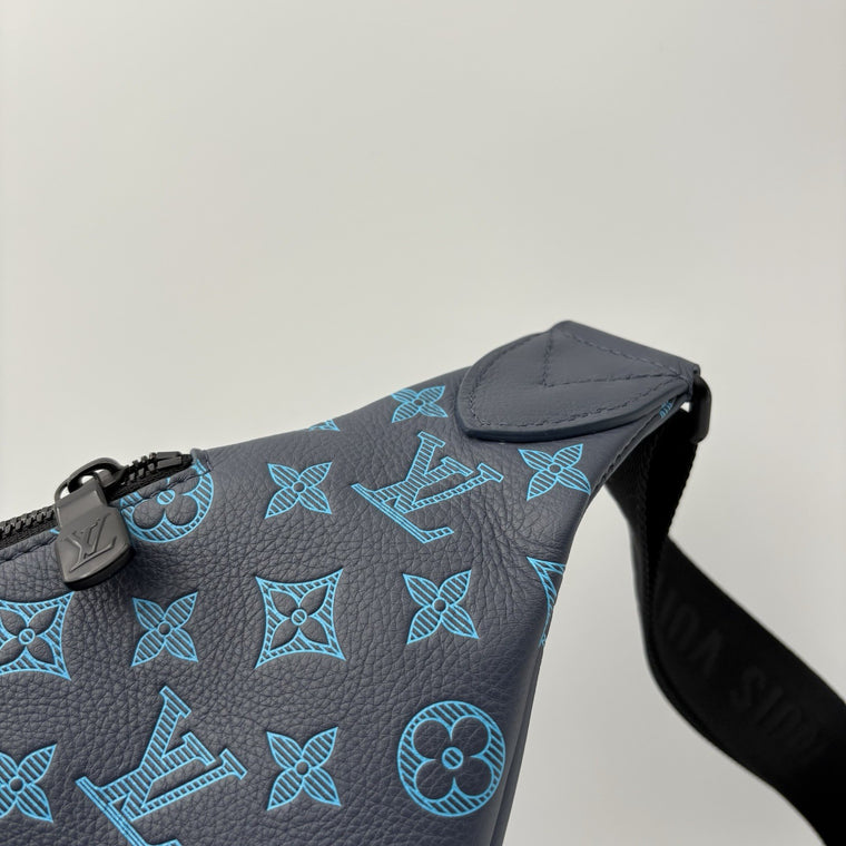 Monogram Shadow Sling Bag Navy River Blue — photo 6