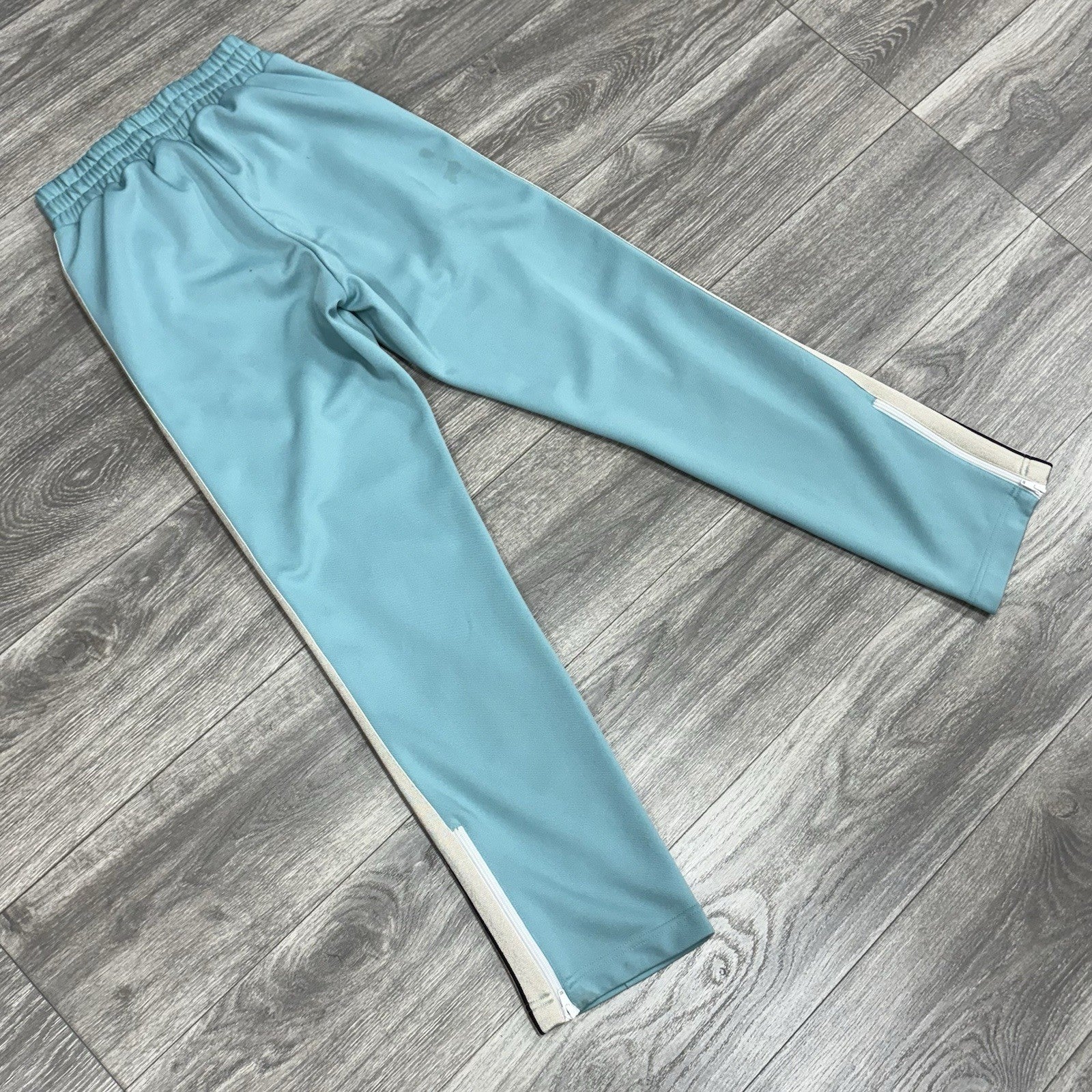 Size Small - Palm Angels Classic Track Pants ' Light Blue Off White '