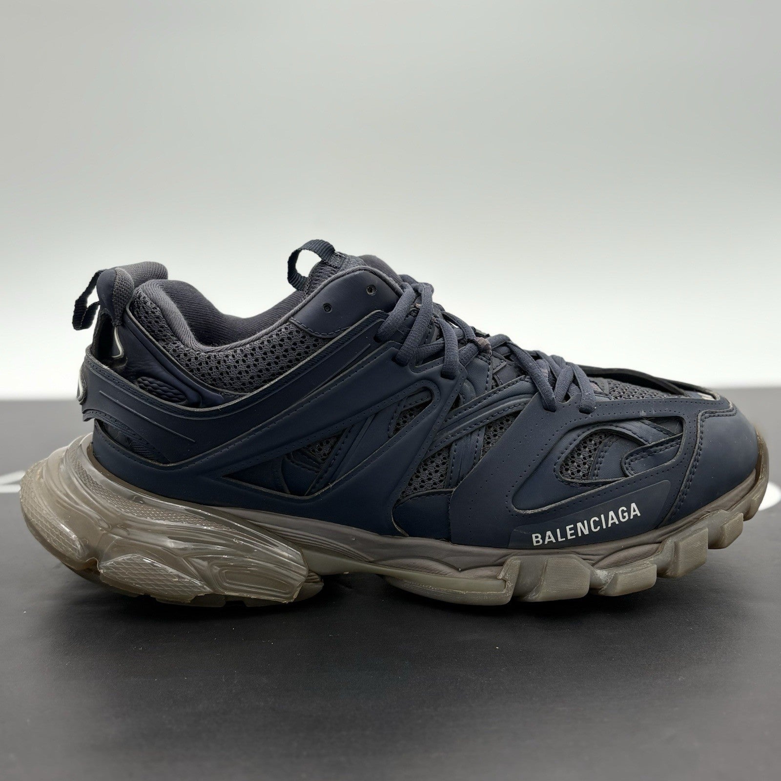 Size 44 (11 US) - Balenciaga Track Sneaker ' Navy ' | GOOD CONDITION!