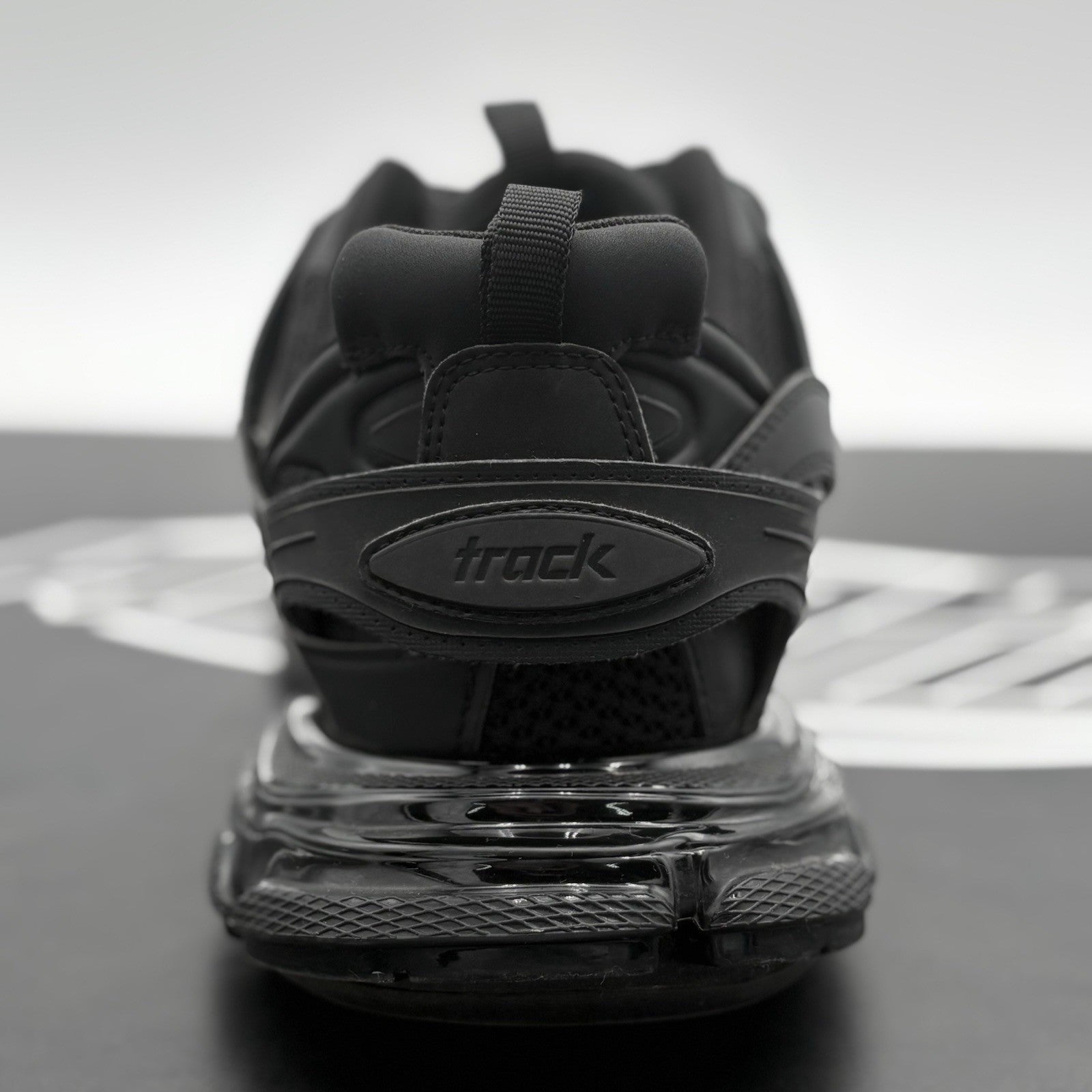 Size 45 (12 US) - Balenciaga Track Sneaker Clear Sole ' Black ' | SUPER CLEAN!