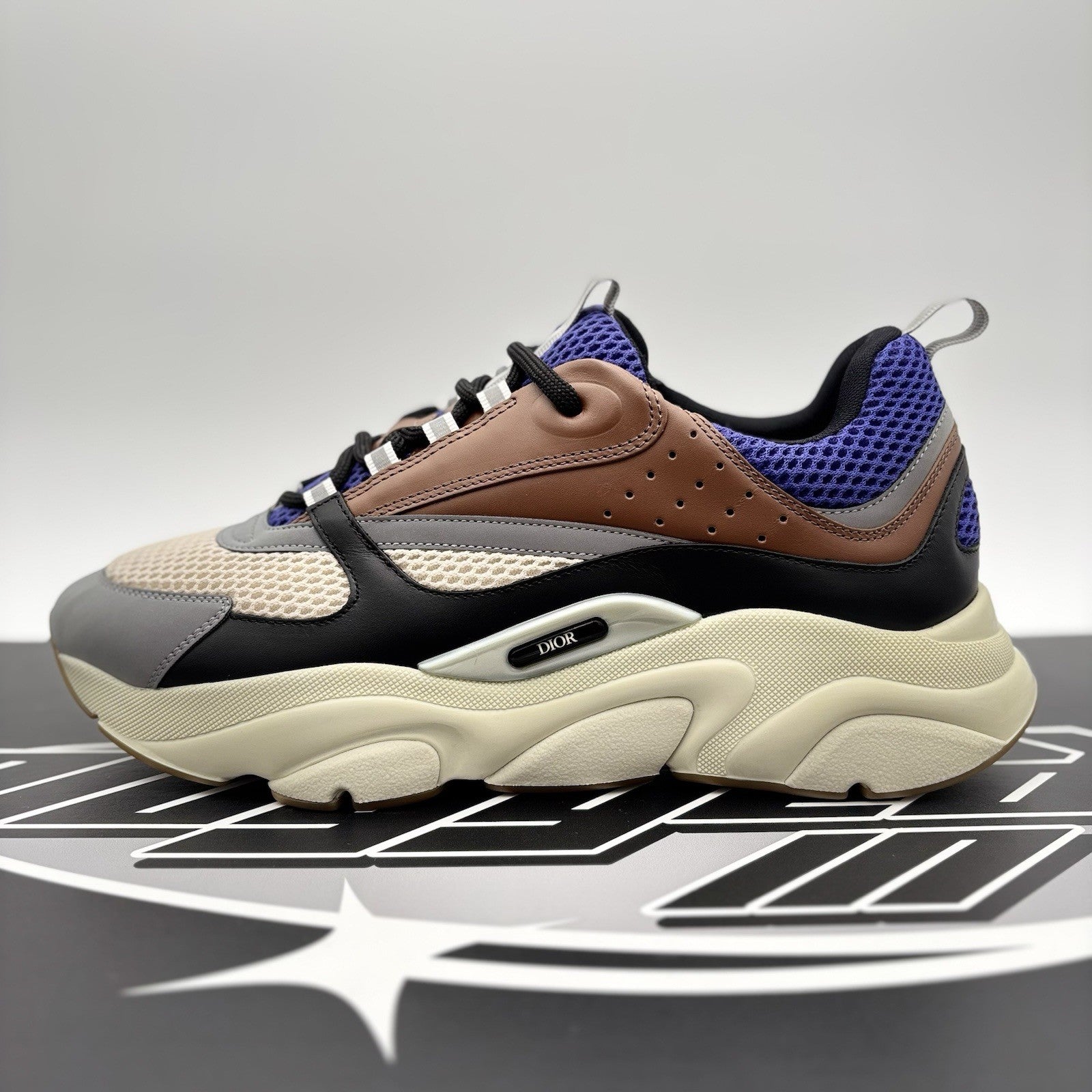 Size 46 (US 13) - Dior B22 Sneaker ' Coffee/Violet ' | SUPER CLEAN!
