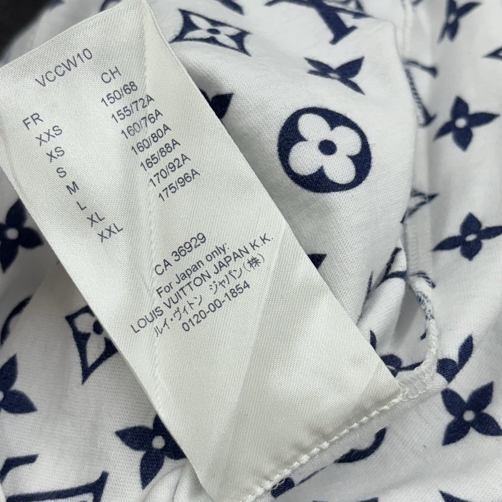 Size M - Louis Vuitton Monogram Printed With Chain ' White Blue ' | SUPER CLEAN!