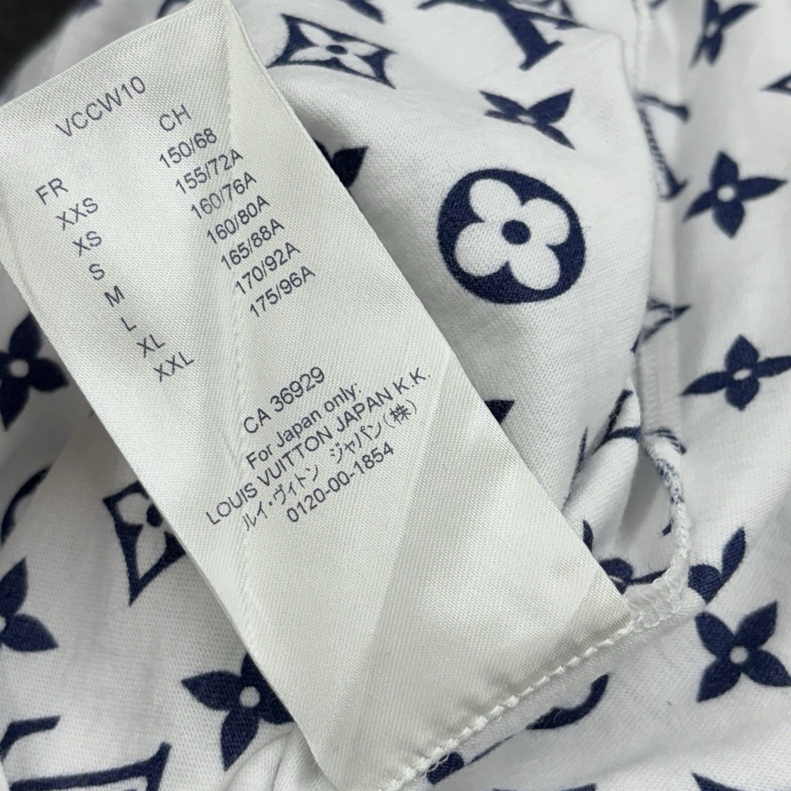 Size M - Louis Vuitton Monogram Printed With Chain ' White Blue ' | SUPER CLEAN!