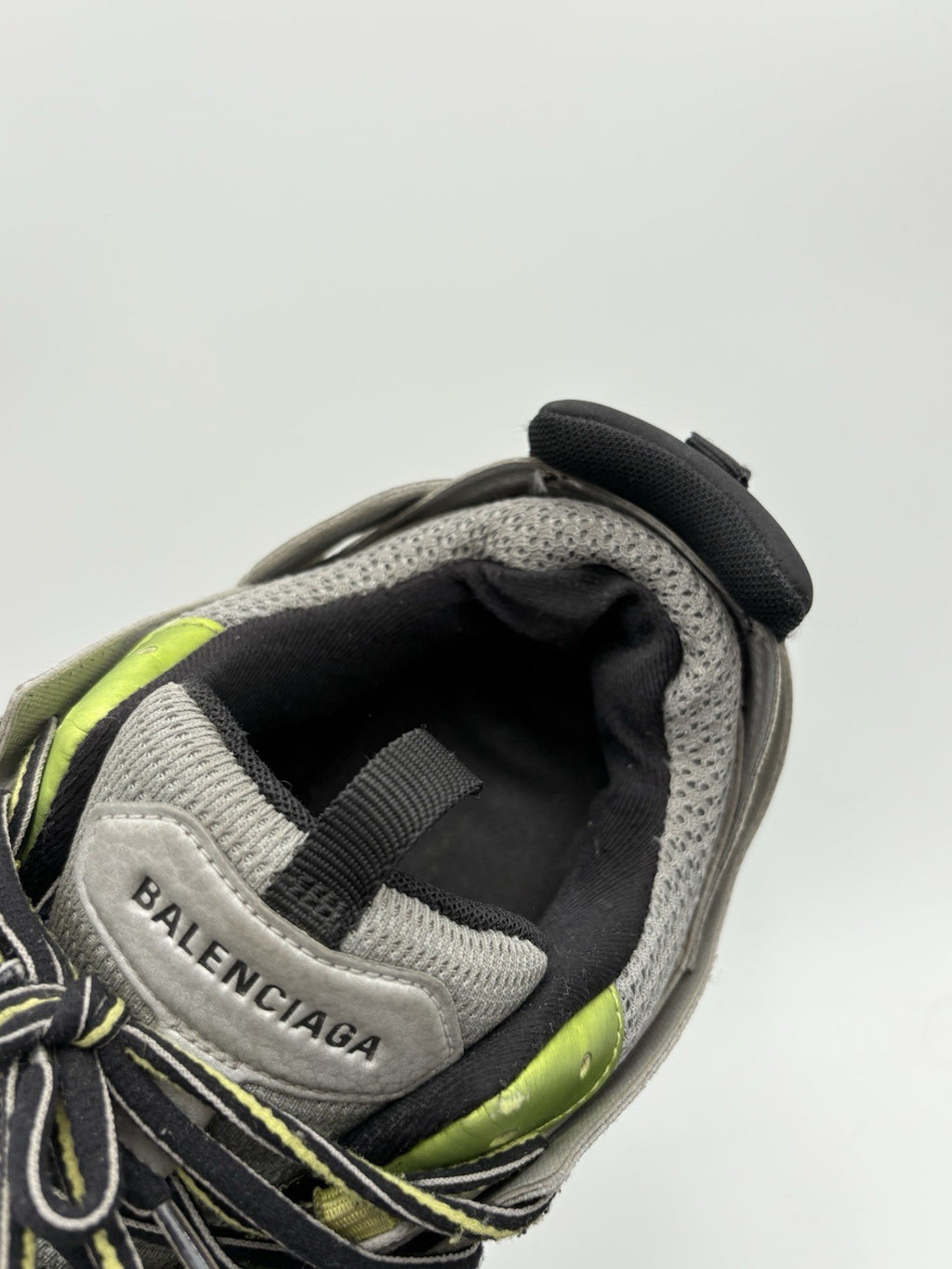 Size 43 (10 US) Balenciaga Track Sneaker ' Silver Neon Yellow ' | GOOD CONDITION