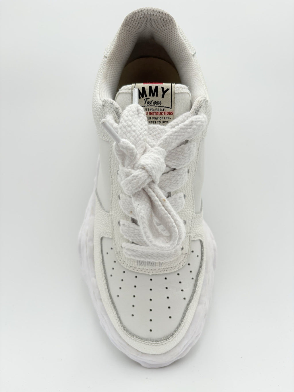 Size 42 (9 US) Maison Mihara Yasuhiro Leather Low Top ' White ' | SUPER CLEAN!