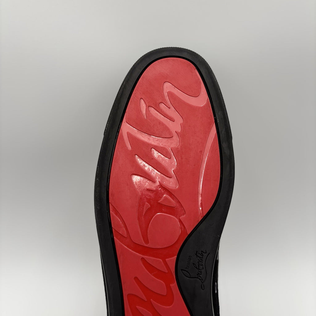 Size 46 (13 US) Christian Louboutin Low Spiked  ' Black ' | GREAT!