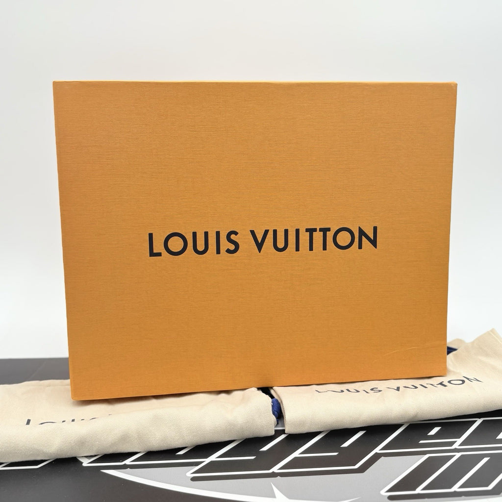 Size 11 LV (12-12.5 US) Louis Vuitton Luxembourg ' White Green Yellow ' | NEW!