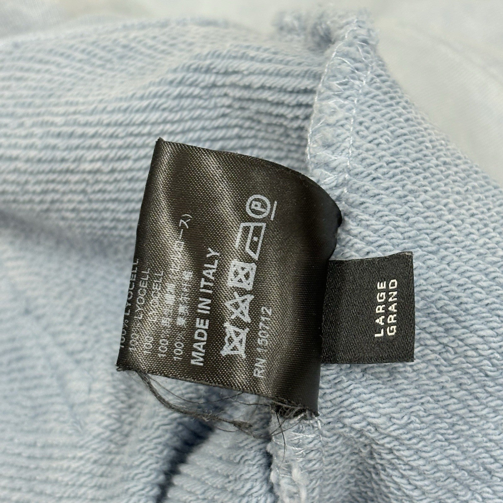 Size L - Amiri Filigree Embroidered Hoodie ' Blue ' | GREAT CONDITION!
