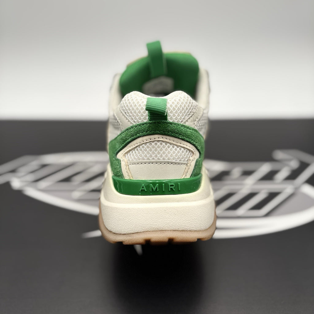 Size 43 (10 US) - Amiri Bone Runner ' Tennis Green ' | EXCELLENT!