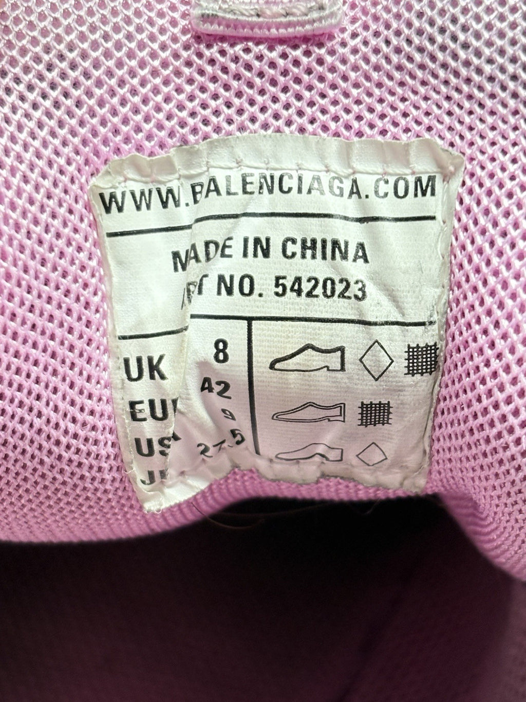 Size 42 (9 US) - Balenciaga Track ' Pink ' | GOOD CONDITION!