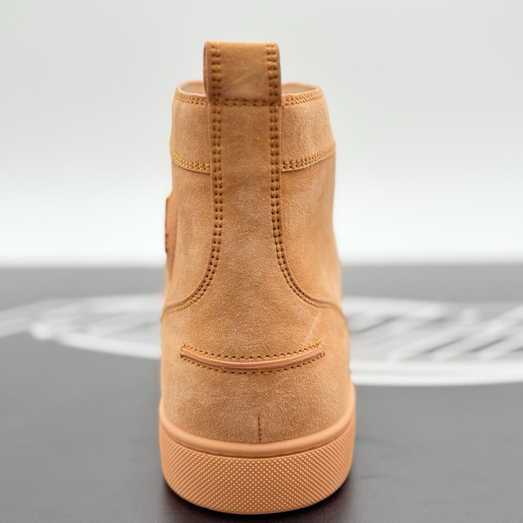 Size 45.5 (12.5 US) - Christian Louboutin Spikes ' Peach Orange ' | BRAND NEW!