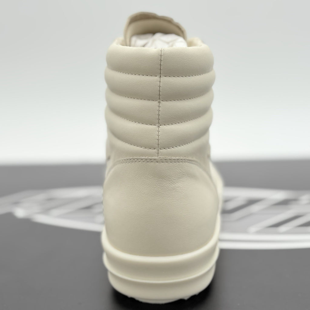 Size 41 (8 US) Rick Owens Hollywood Vintage Leather High ' Off White ' | NEW!