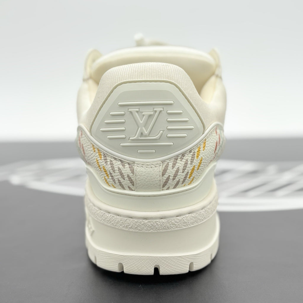 Size 8 LV (9-9.5 US) Louis Vuitton Maxi Trainer ' Beige Multicolor ' | WORN ONCE