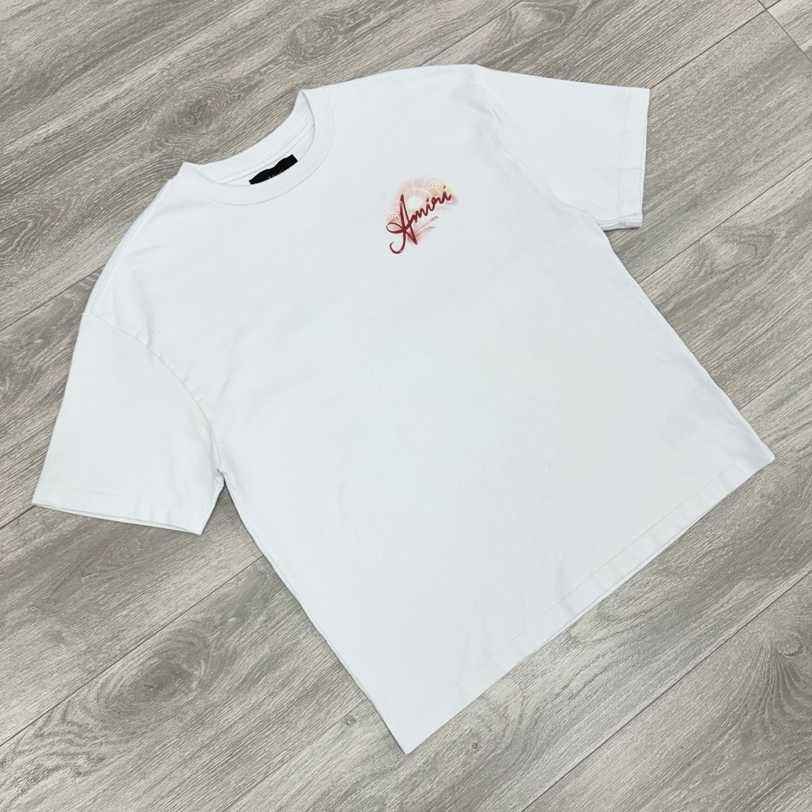 Size M - Amiri Airbrush Cotton T-Shirt ' White ' | GREAT CONDITION!