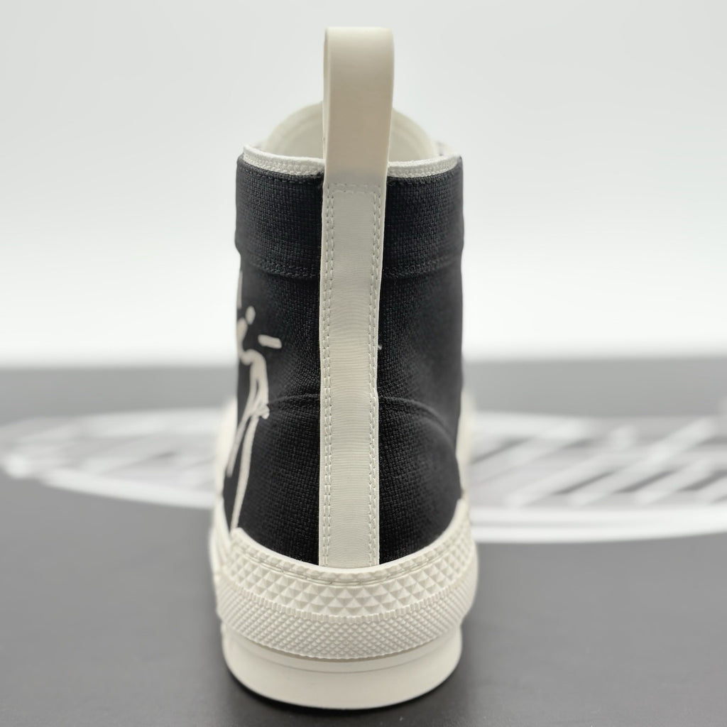 Size 41 (8 US) Dior B23 X Cactus Jack High Canvas ' Black ' | SUPER CLEAN!
