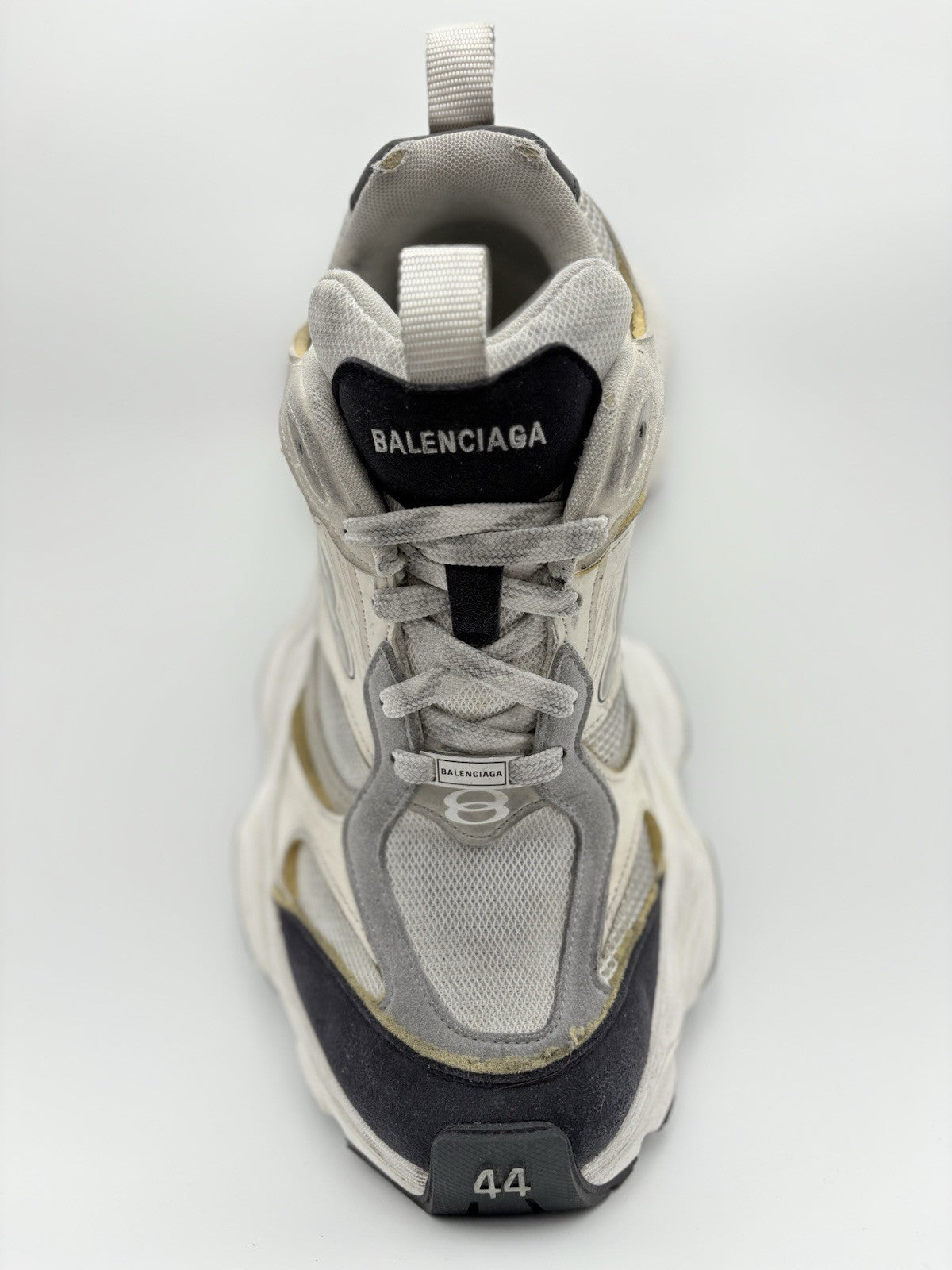 Size 44 (11 US) - Balenciaga Cargo Sneakers ' White Grey Black ' | GREAT COND!