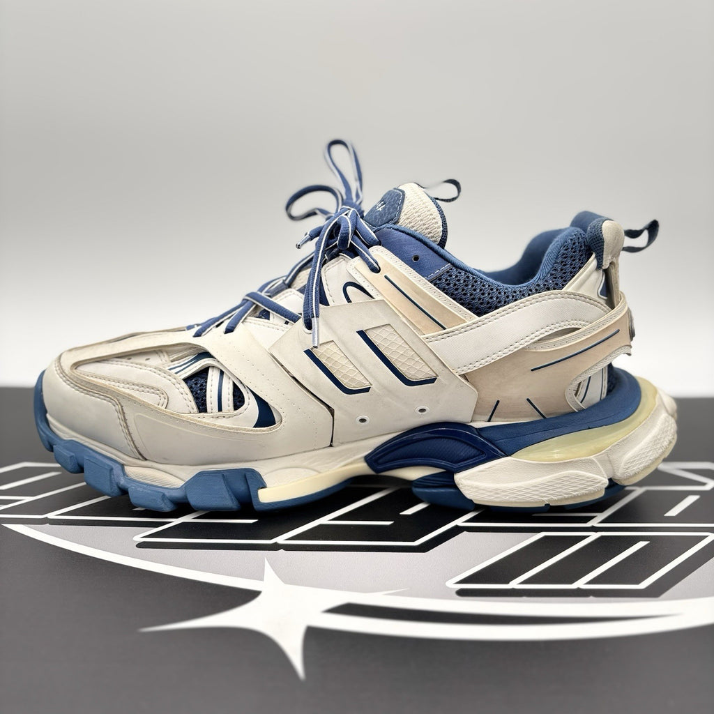 Size 44 (11 US) - Balenciaga Track ' White, Navy ' | GOOD CONDITION!