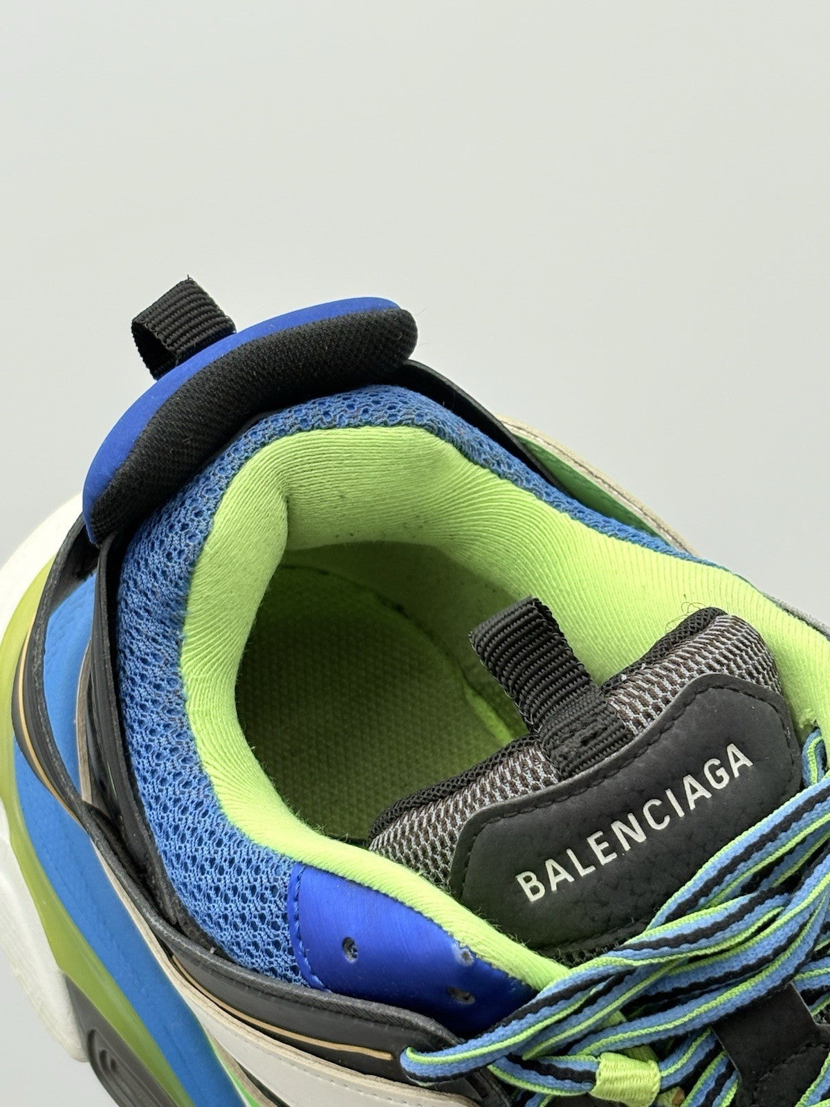 Size 45 (12 US) - Balenciaga Track ' Black Green Blue Gold ' | GREAT CONDITION!
