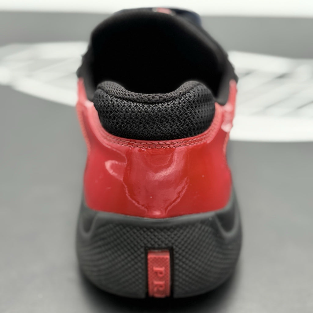 Size 9.5 UK (10.5 US) Prada Americas Cup ' Navy Red ' | GOOD CONDITION!