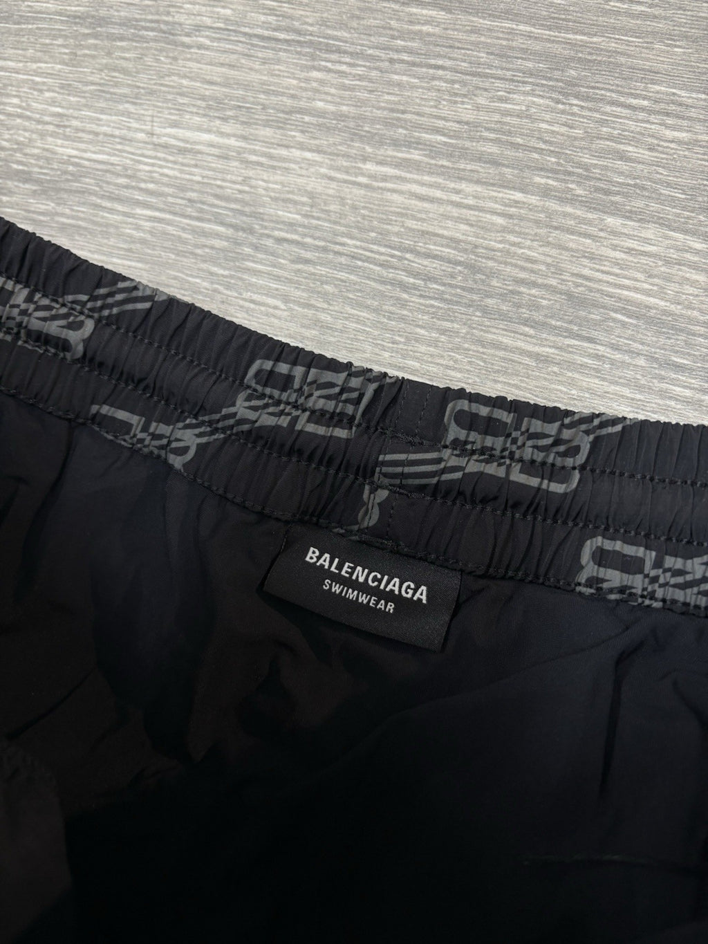 Size XS - Balenciaga BB Monogram Swim Shorts ' Black ' | NEW!