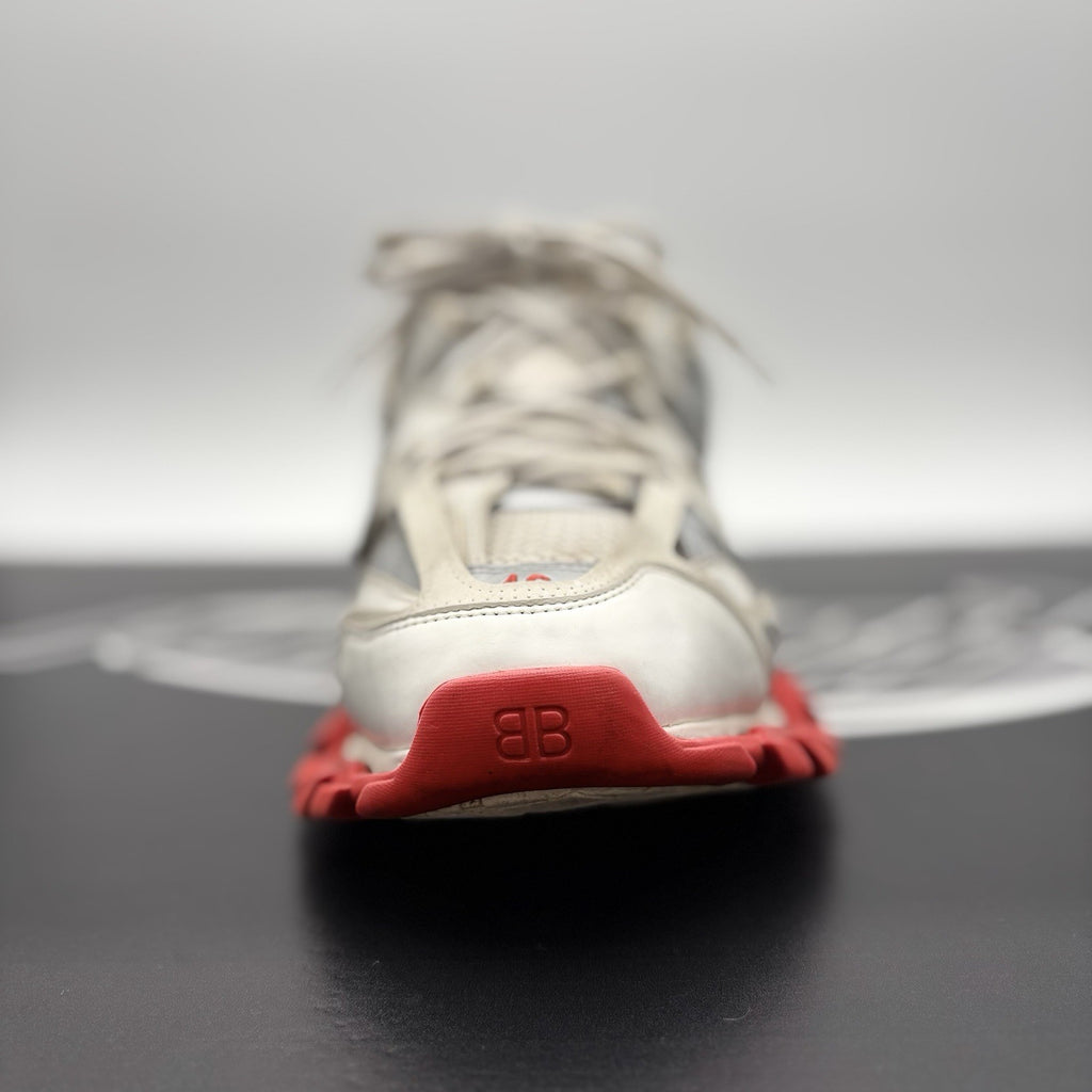 Size 46 (13 US) - Balenciaga Track Sneaker ' White Red ' | GOOD CONDITION!