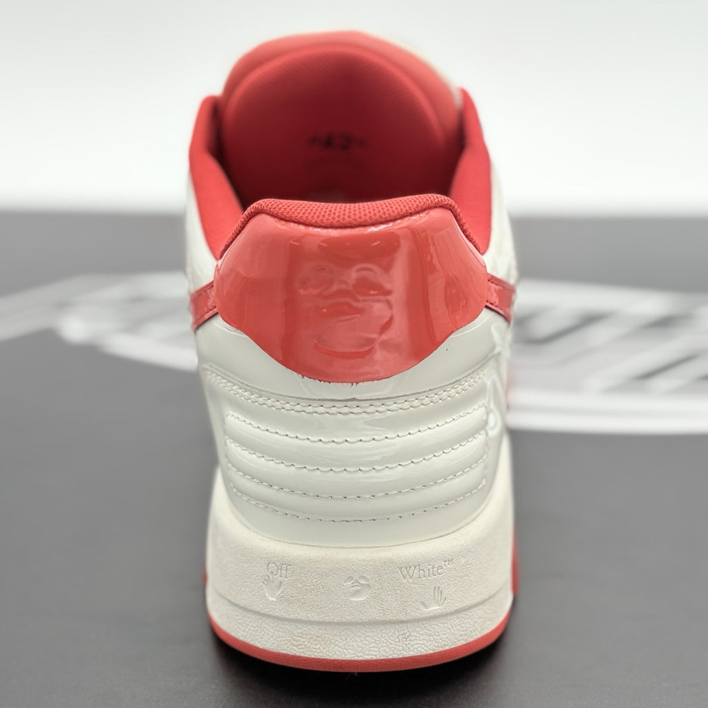 Size 42 (9 US) Off White Out of Office Patent Leather ' White Red ' | GREAT COND