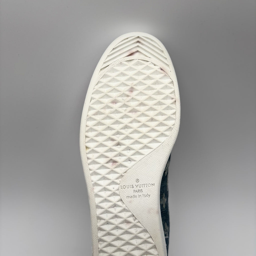 Size 11 LV (12-12.5 US) - Louis Vuitton Luxembourg ‘ Denim Monogram ‘ | GOOD!