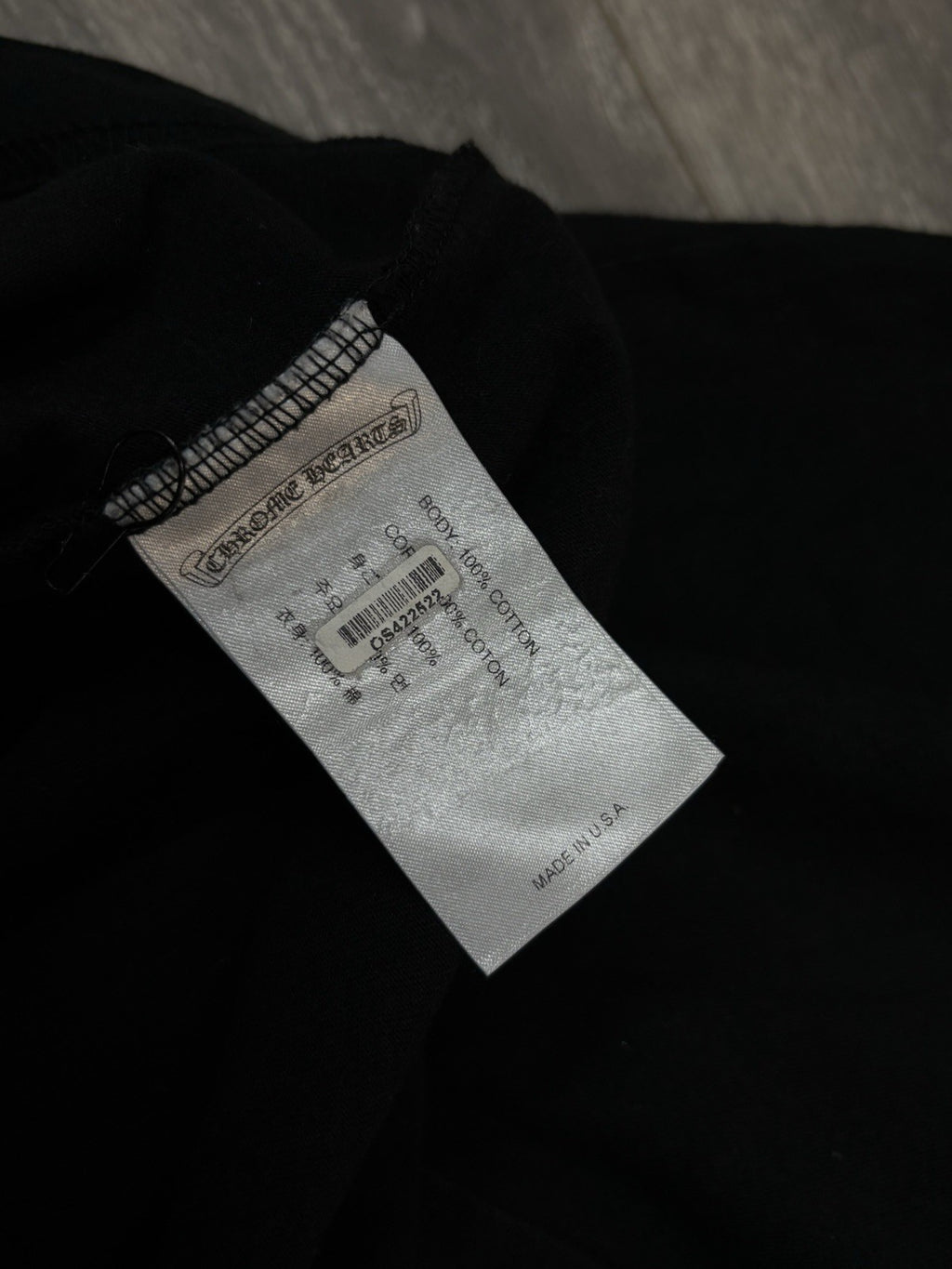 Size Medium - Chrome Hearts Scroll Logo T-Shirt ' Black ' | GREAT COND!