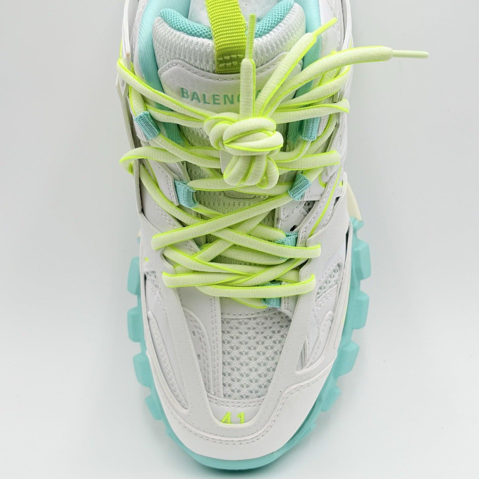 Size 41 (8 US) - Balenciaga Track ' White Yellow Blue ' | BRAND NEW!