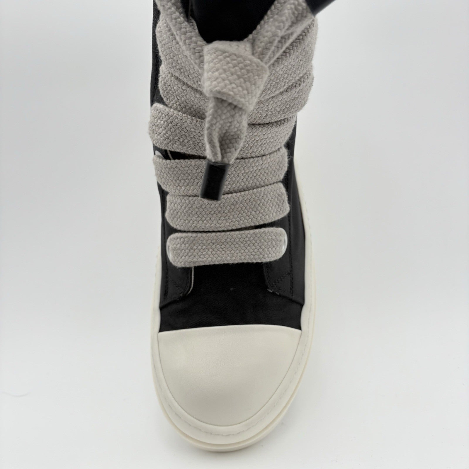 Size 46 (13 US) Rick Owens DRKSHDW Jumbo Lace Sneakers ' Black ' | GREAT COND!