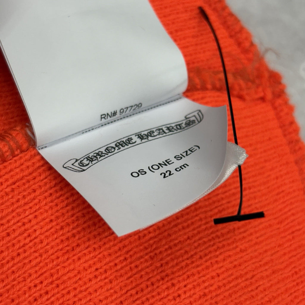 Chrome Hearts CH Logo Beanie ' Orange Black ' | BRAND NEW!