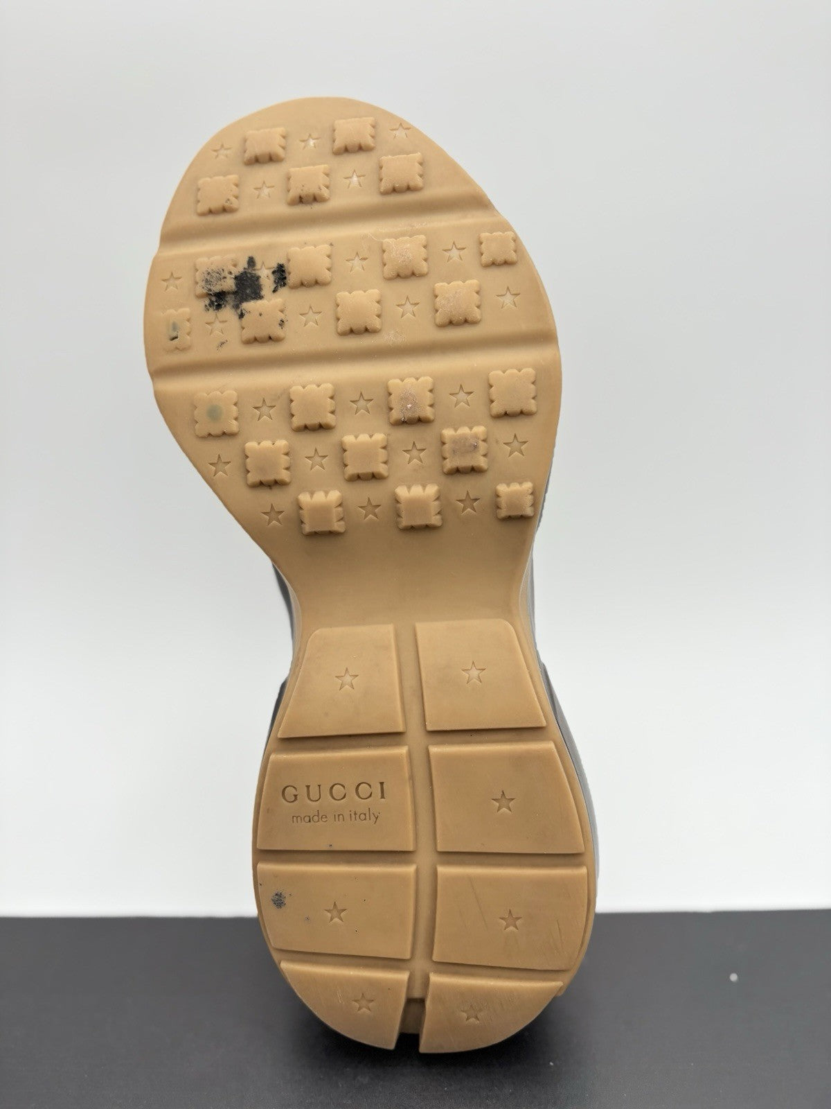 Size 8 G (8.5 US) Gucci Rhyton " Gucci Band " ' Black ' | GREAT COND!