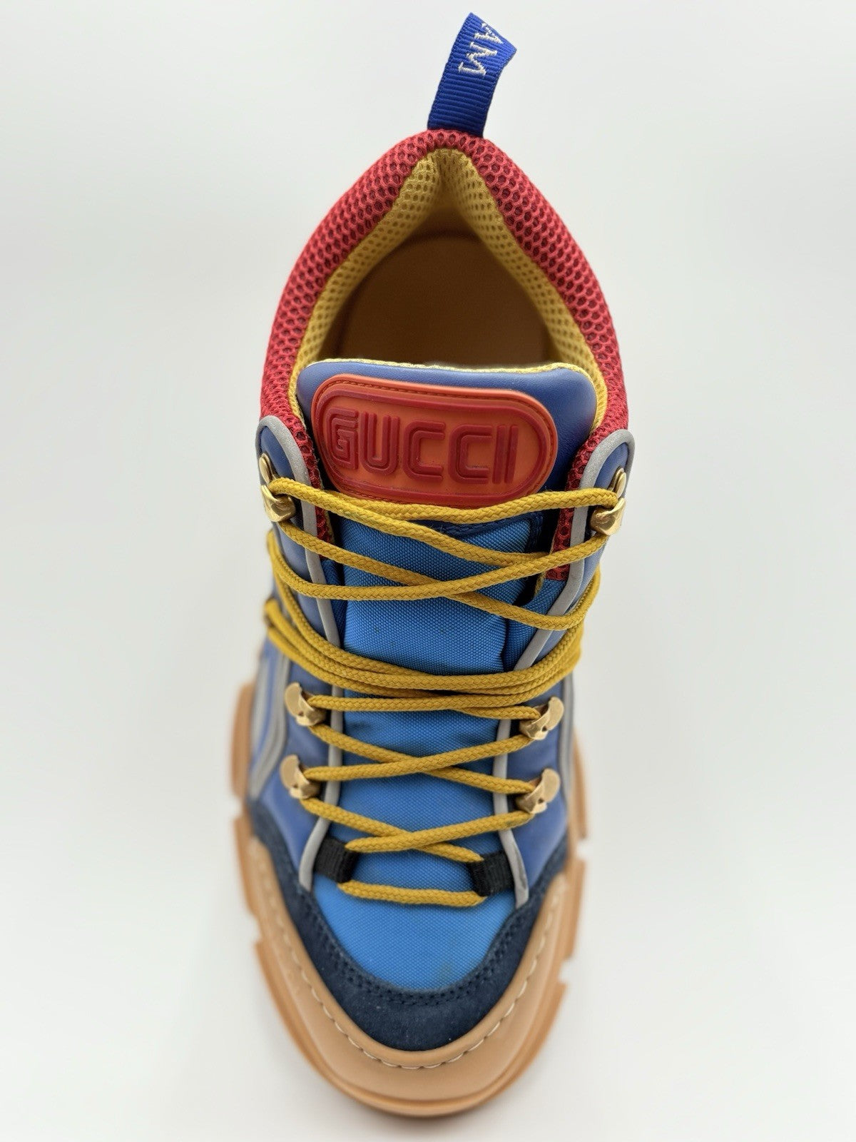 Size 7 G (7.5 US) - Gucci Flashtrek ' Blue Gum ' | GREAT CONDITION!