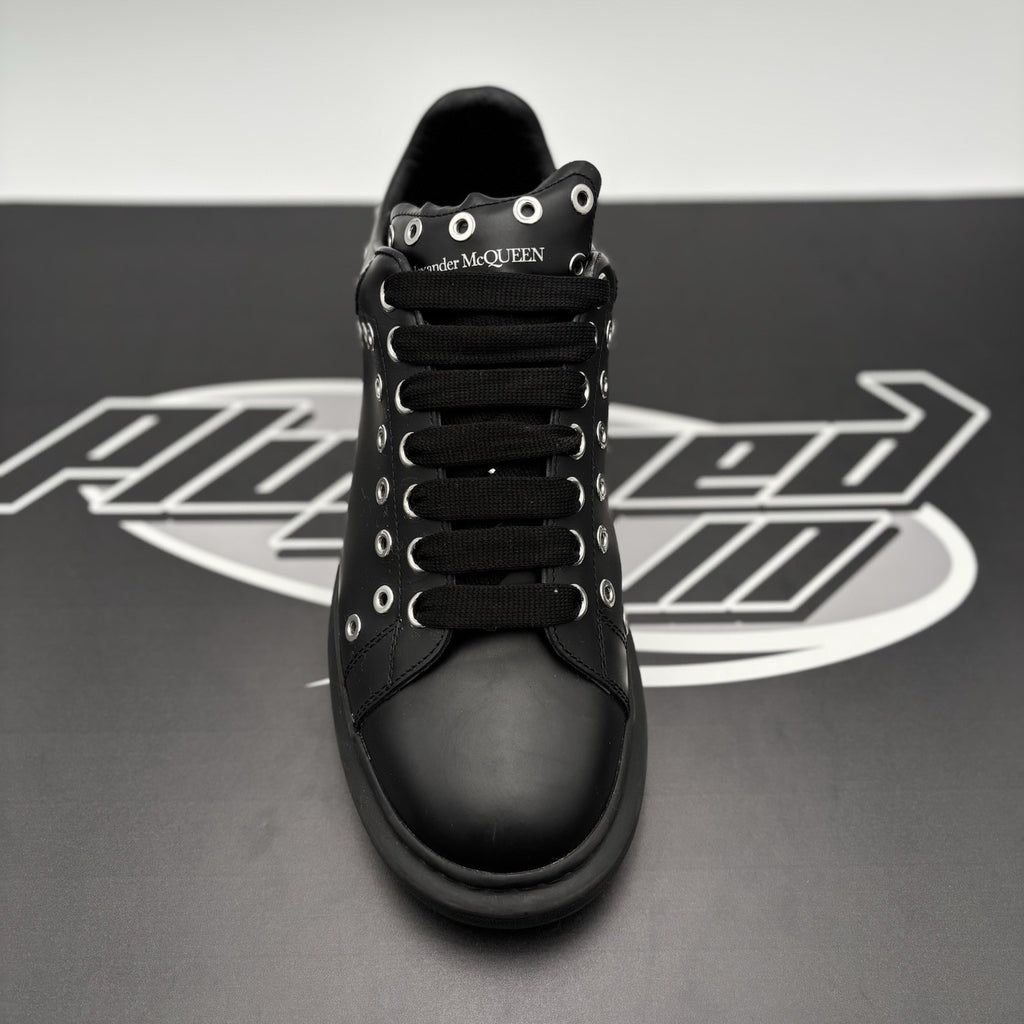 Size 43.5 (10.5 US) Alexander McQueen ' Black Silver Eyelets ' | GREAT COND!