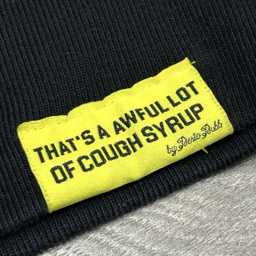 Size M - Thats A Awful Lot Of Cough Syrup Hoodie ' Black ' | NEW!