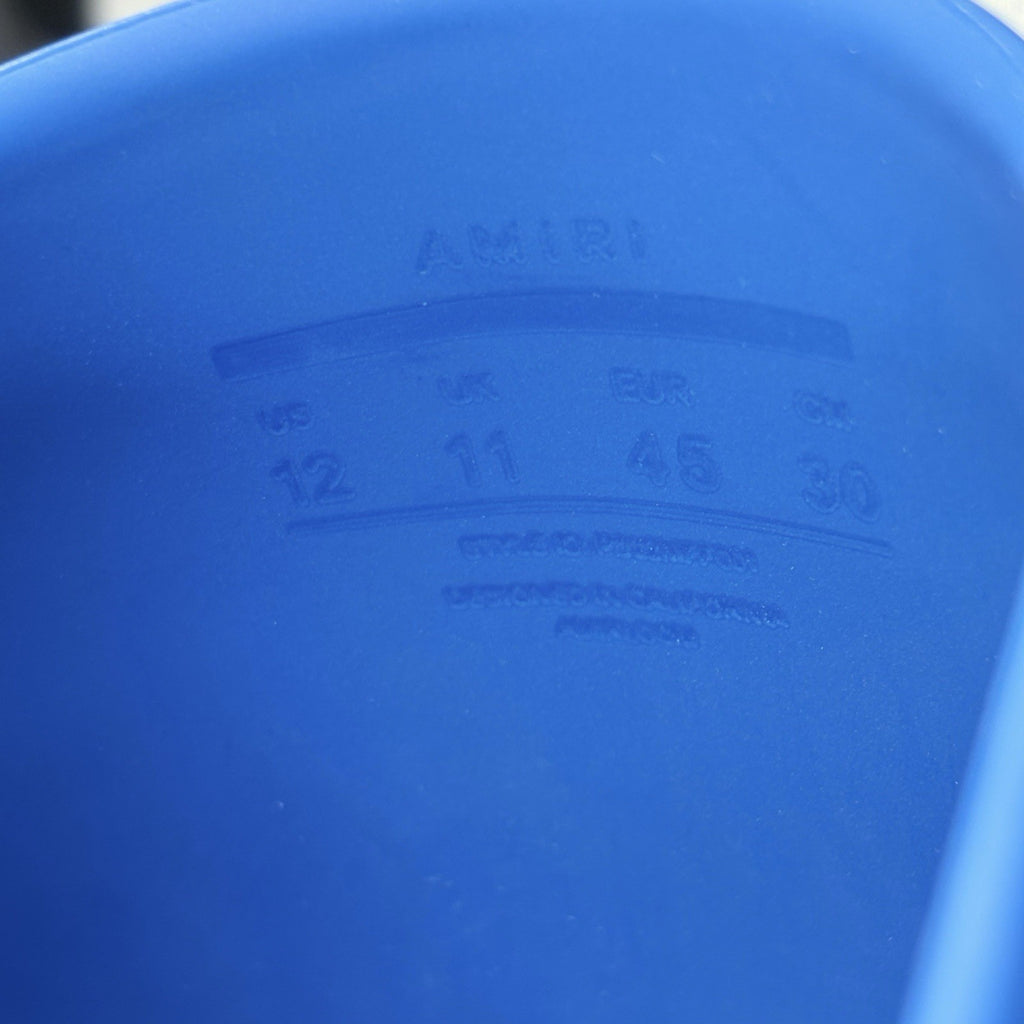 Size 45 - Amiri Logo Slides ' Blue ' | BRAND NEW!
