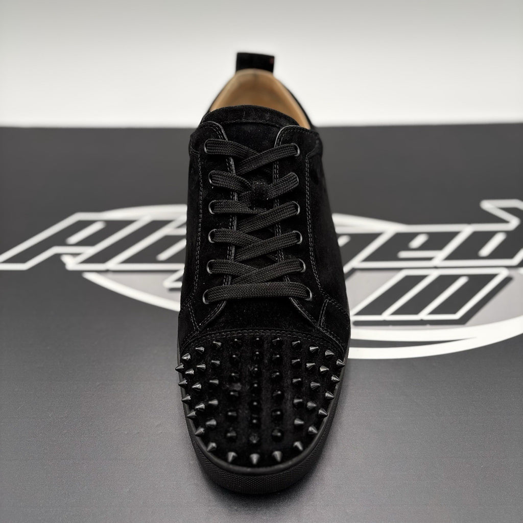 Size 46 (13 US) Christian Louboutin Low Spiked  ' Black ' | GREAT!