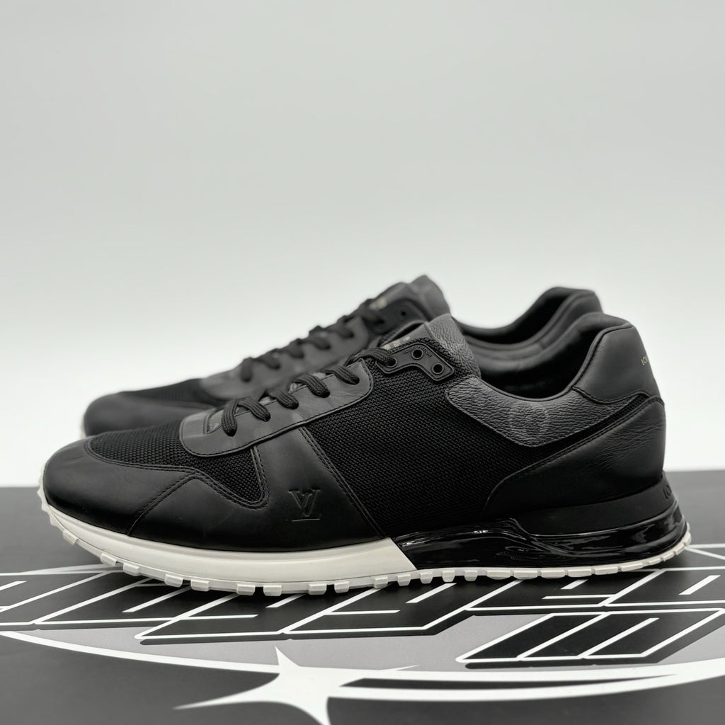 Size 9.5 LV (10.5-11 US) Louis Vuitton Run Away ' Black White ' | GOOD CONDITION