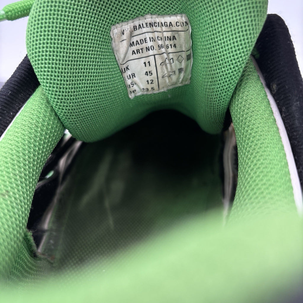 Size 45 ( 12 US) - Balenciaga Track 2 Trainer ' Black, White Green ' | GOOD!
